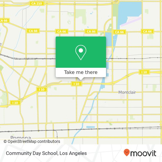 Mapa de Community Day School