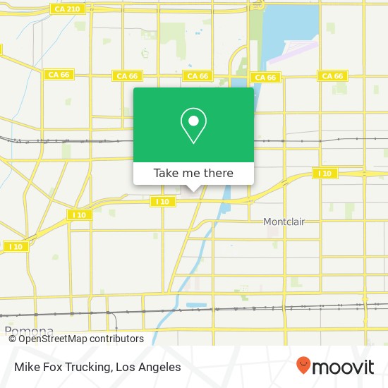 Mike Fox Trucking map