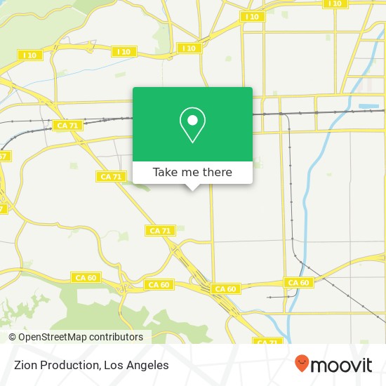 Zion Production map