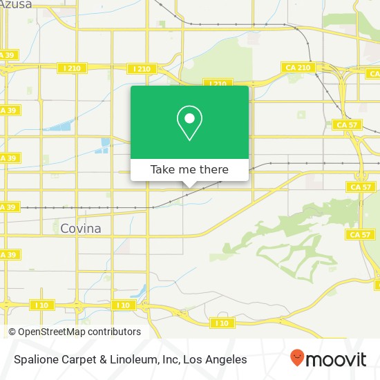 Mapa de Spalione Carpet & Linoleum, Inc