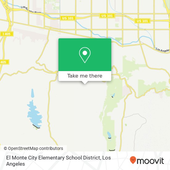 Mapa de El Monte City Elementary School District