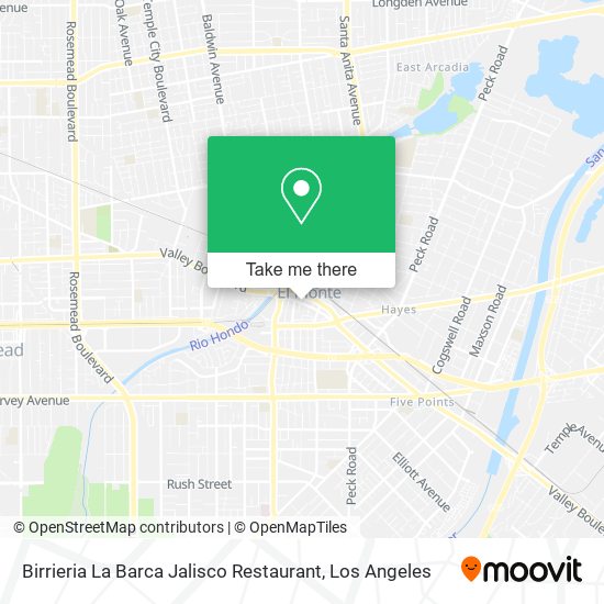 Birrieria La Barca Jalisco Restaurant map