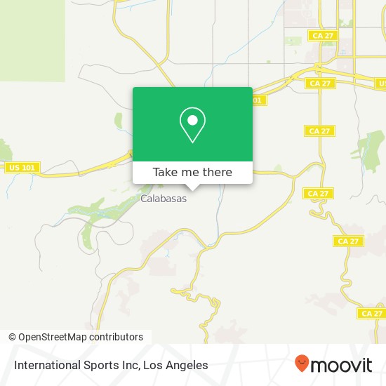 International Sports Inc map