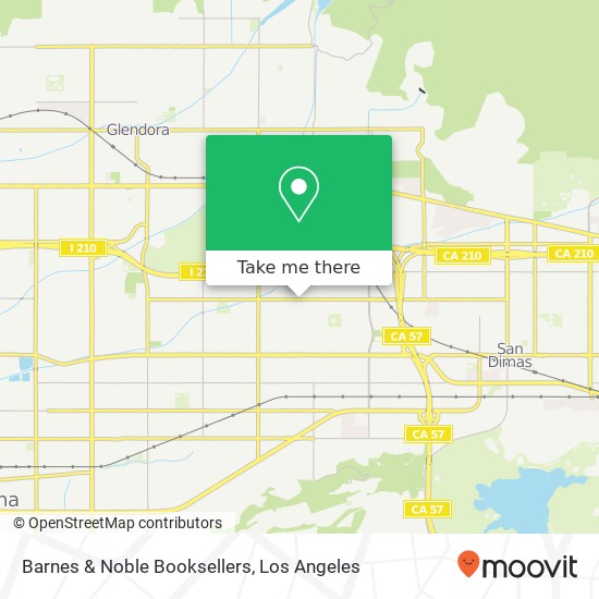 Barnes & Noble Booksellers map