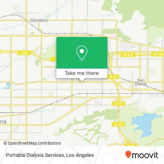 Portable Dialysis Services map