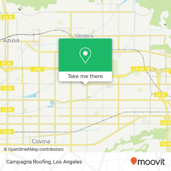 Campagna Roofing map