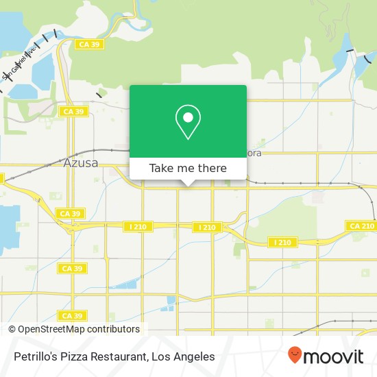 Petrillo's Pizza Restaurant map