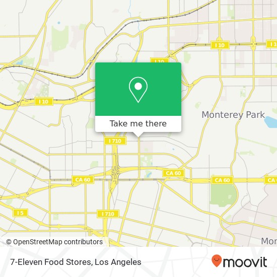 Mapa de 7-Eleven Food Stores