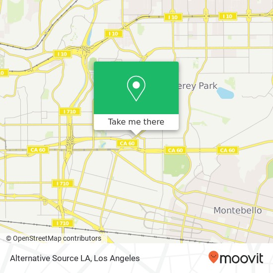Mapa de Alternative Source LA