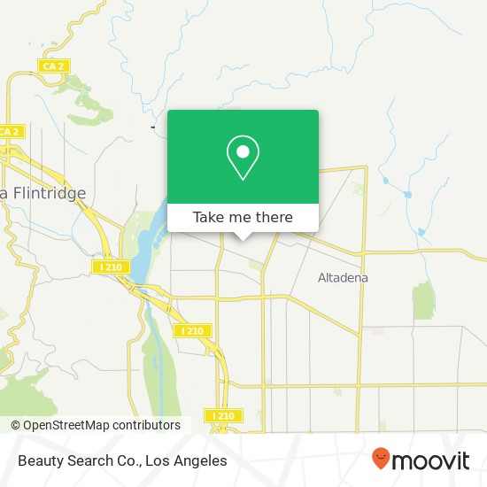 Beauty Search Co. map