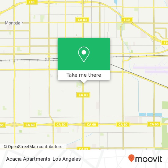 Acacia Apartments map