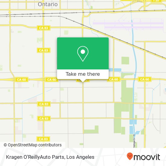 Kragen O'ReillyAuto Parts map