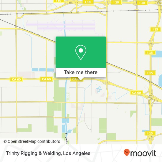 Mapa de Trinity Rigging & Welding