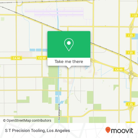 S T Precision Tooling map