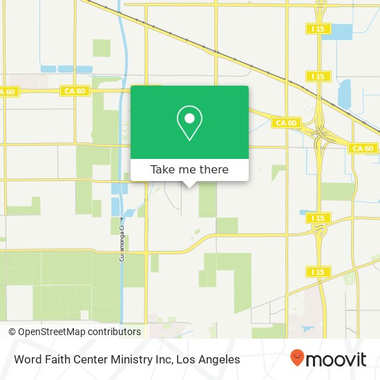 Mapa de Word Faith Center Ministry Inc