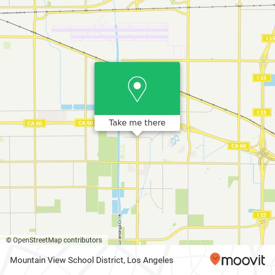 Mapa de Mountain View School District