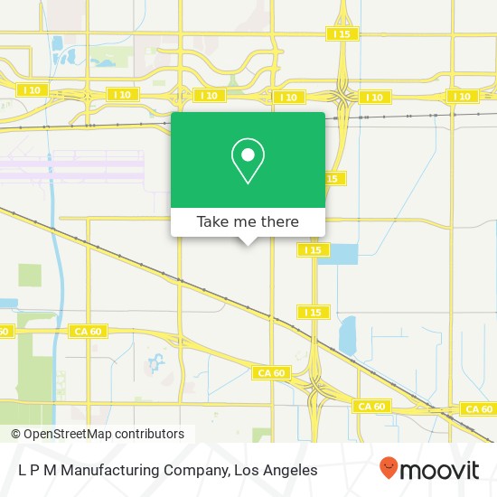 Mapa de L P M Manufacturing Company