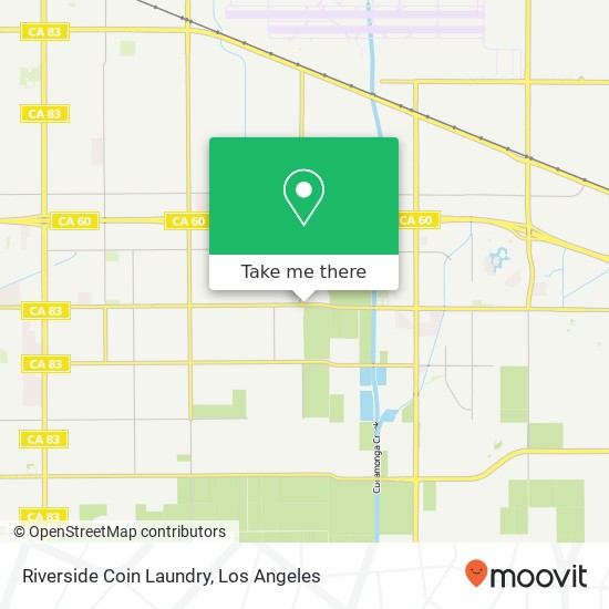 Riverside Coin Laundry map