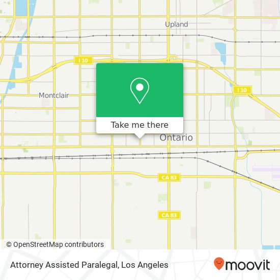 Attorney Assisted Paralegal map