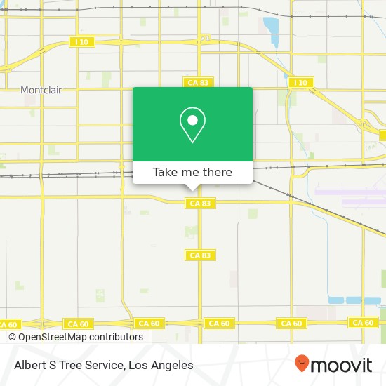 Mapa de Albert S Tree Service