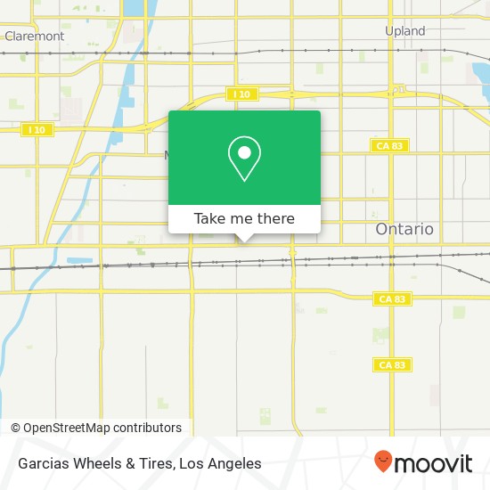 Garcias Wheels & Tires map