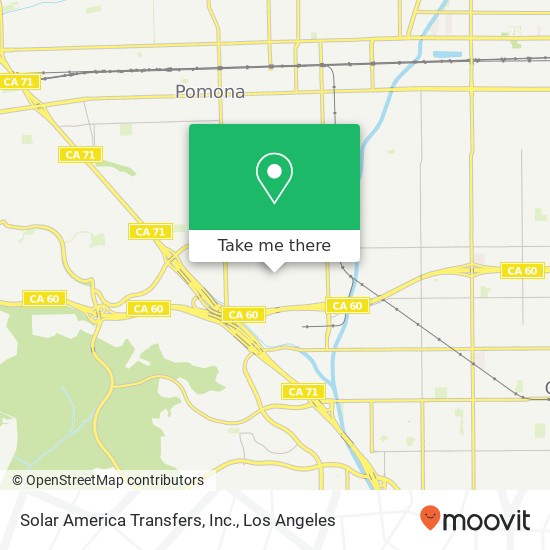 Solar America Transfers, Inc. map