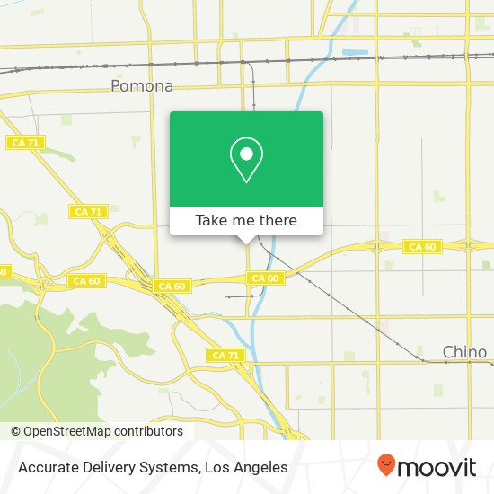 Accurate Delivery Systems map