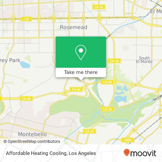 Affordable Heating Cooling map