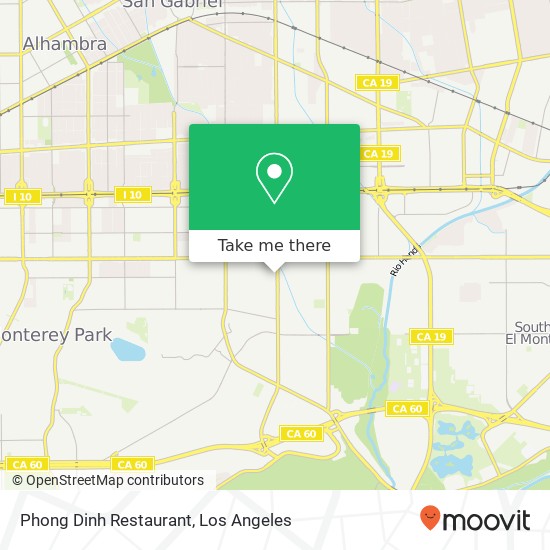 Phong Dinh Restaurant map