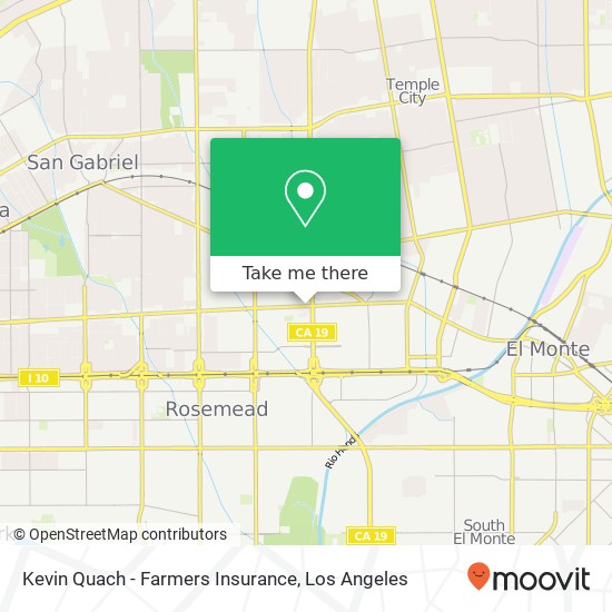 Kevin Quach - Farmers Insurance map