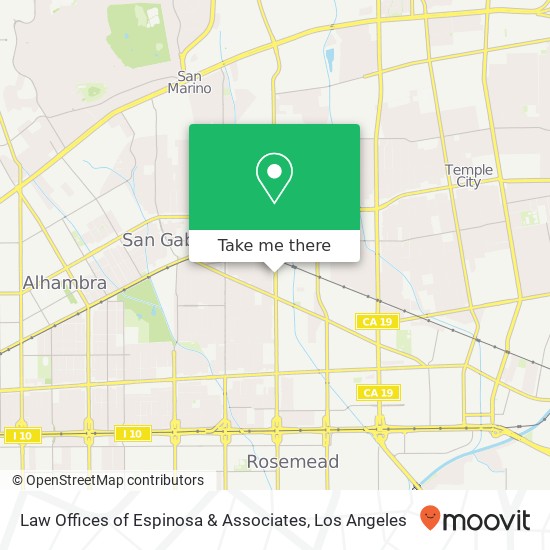 Law Offices of Espinosa & Associates map