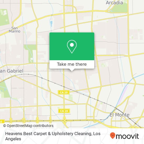 Heavens Best Carpet & Upholstery Cleaning map