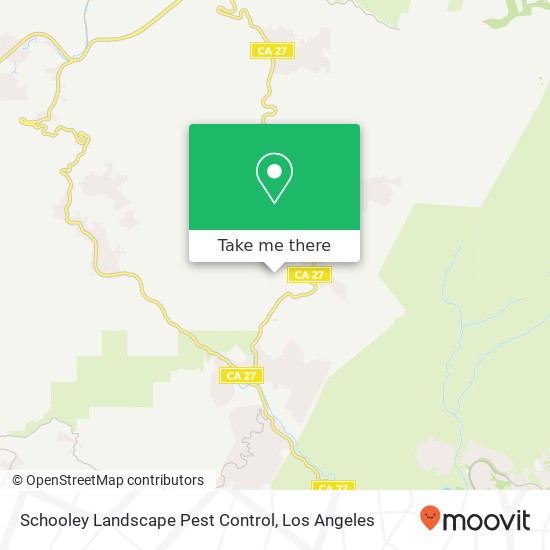 Mapa de Schooley Landscape Pest Control