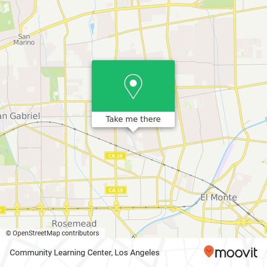 Community Learning Center map