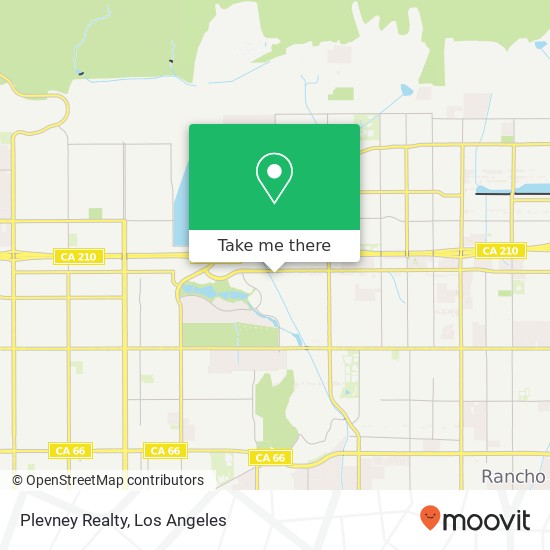 Plevney Realty map