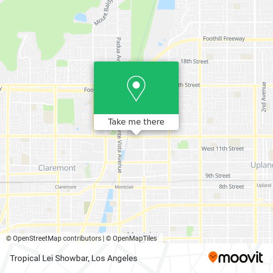 Tropical Lei Showbar map