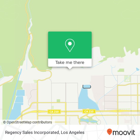 Regency Sales Incorporated map