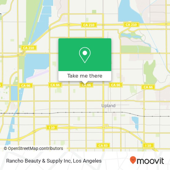 Mapa de Rancho Beauty & Supply Inc