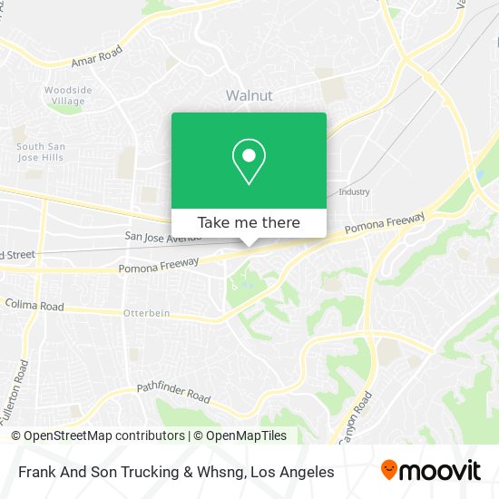 Frank And Son Trucking & Whsng map