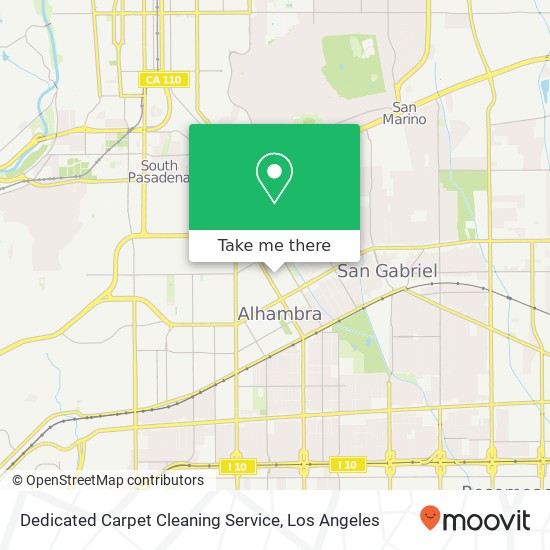 Mapa de Dedicated Carpet Cleaning Service