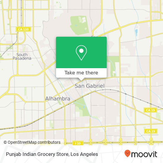 Mapa de Punjab Indian Grocery Store