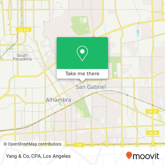 Mapa de Yang & Co, CPA