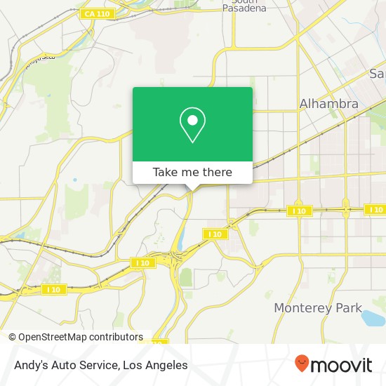 Andy's Auto Service map
