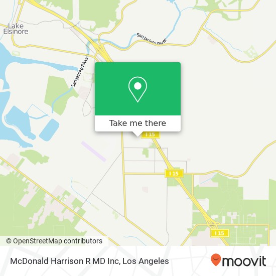 McDonald Harrison R MD Inc map