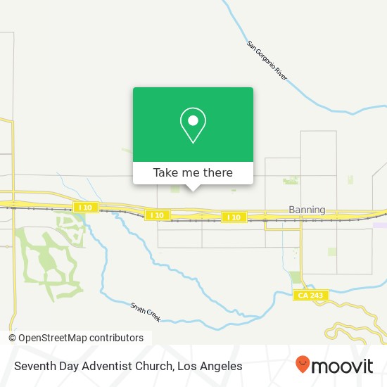 Seventh Day Adventist Church map