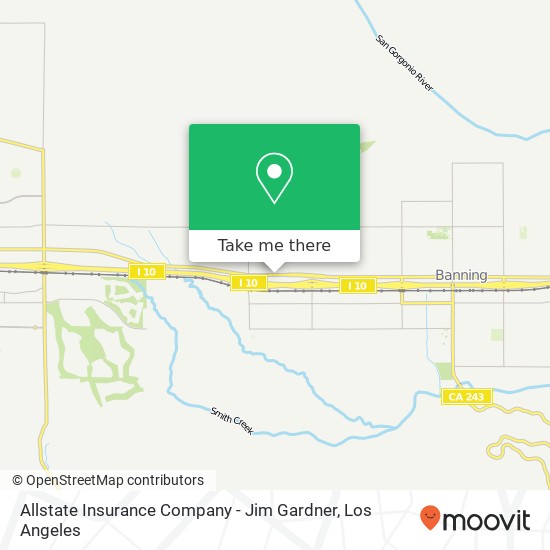 Allstate Insurance Company - Jim Gardner map