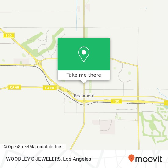 WOODLEY'S JEWELERS map