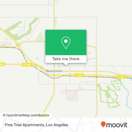 Mapa de Pine Tree Apartments