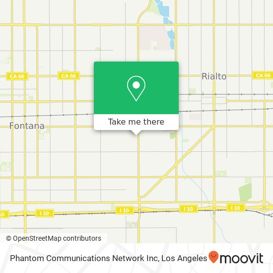 Mapa de Phantom Communications Network Inc