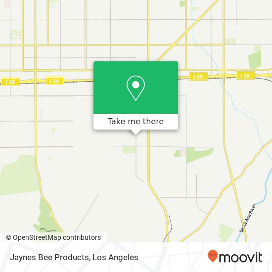 Jaynes Bee Products map